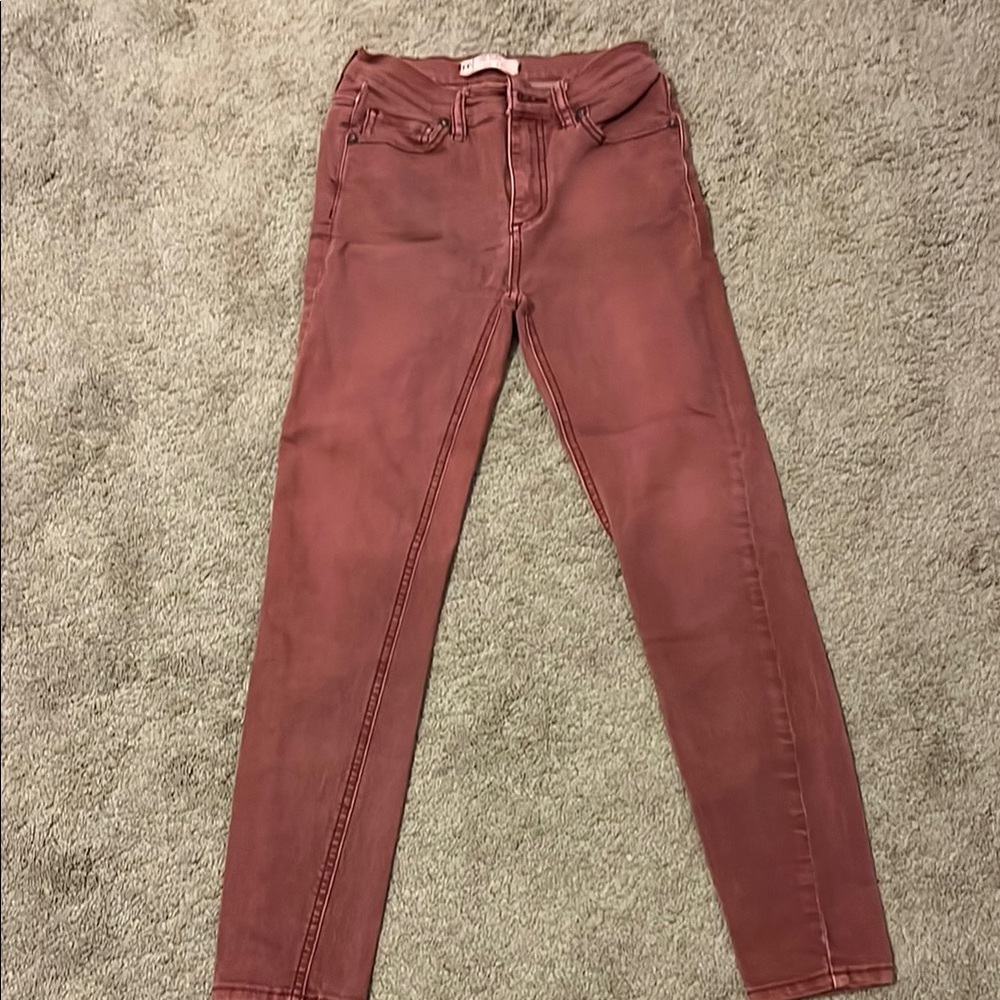 Women's Red Jeans